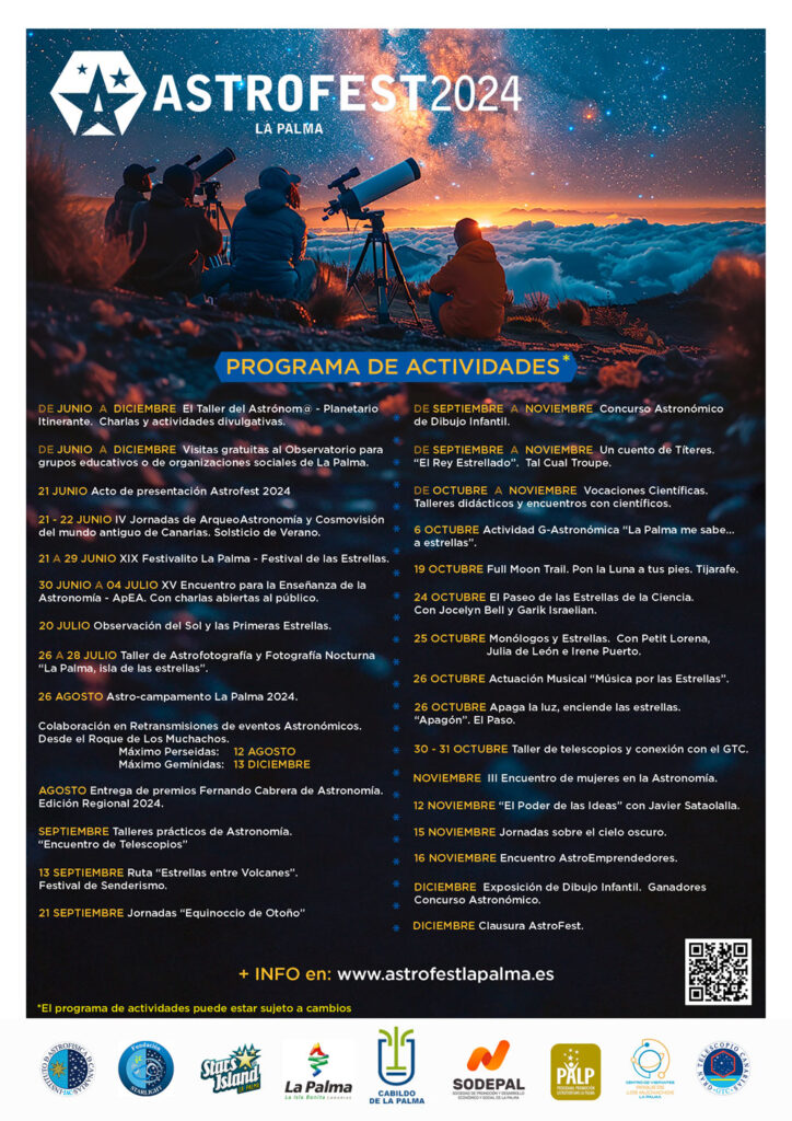 programa astrofest la palma 2024
