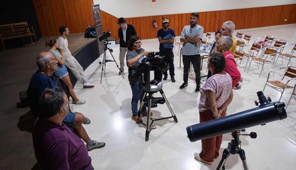 Taller de Manejo de Telescopios en Puntallana